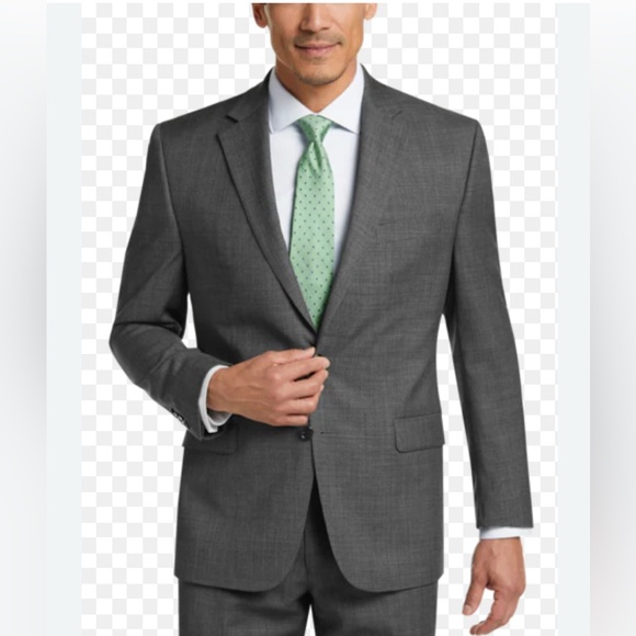 J.M. Haggar Men's Gray Suit Jacket Classic Fit, 44 Long - Picture 1 of 3